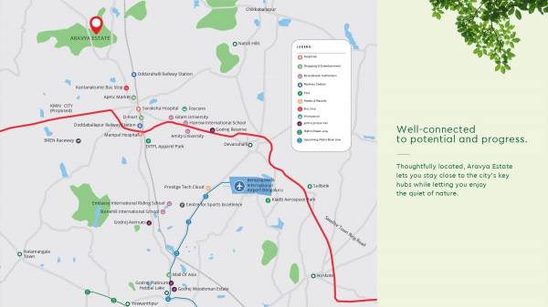  aravya-estate Location Plan