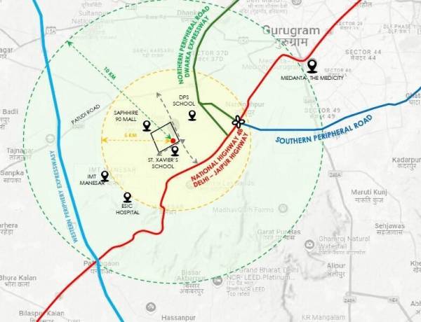  emaar-serenity-hills Location Plan