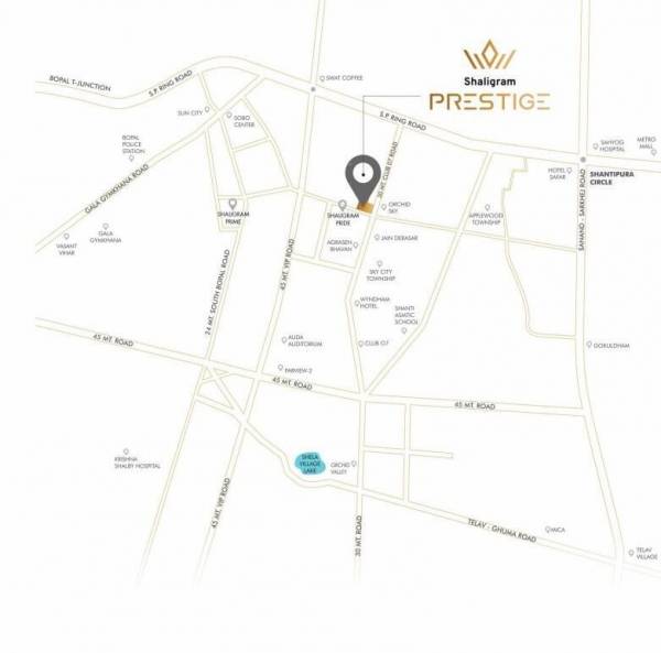  shaligram-prestige Location Plan