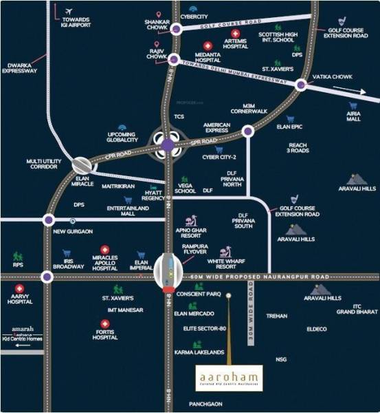  ashiana-aaroham Location Plan