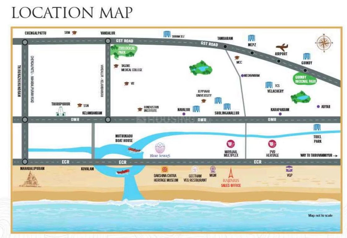  rajparis blue jewel Location Plan