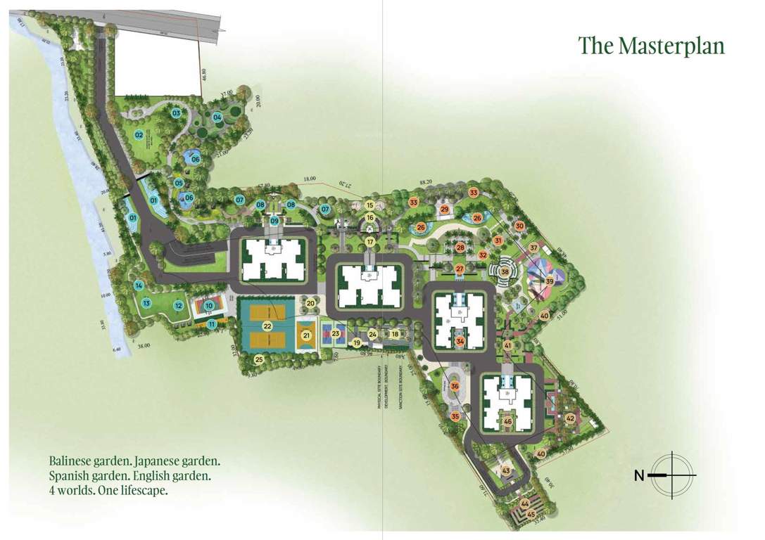  trendsquare world of garden Master Plan