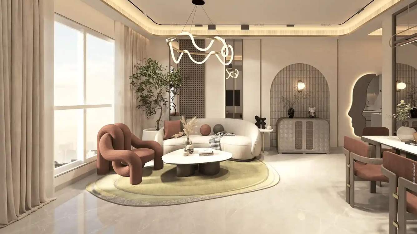  shubhashish indore Living Area