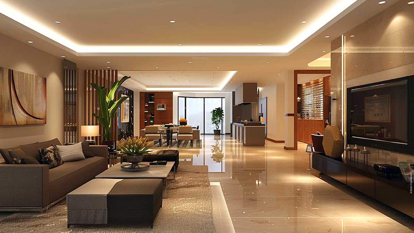 purva park hennur Living Area