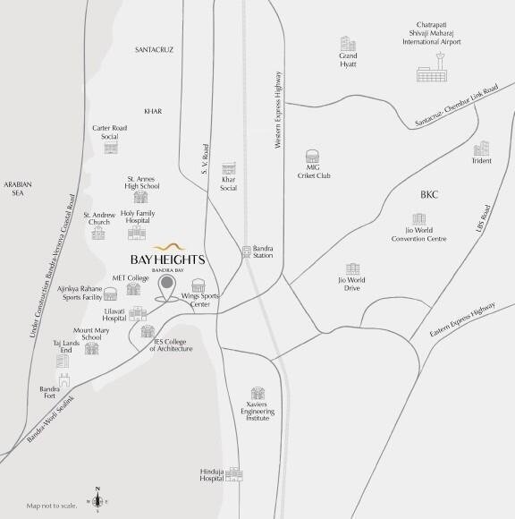  hiranandani bay heights Location Plan