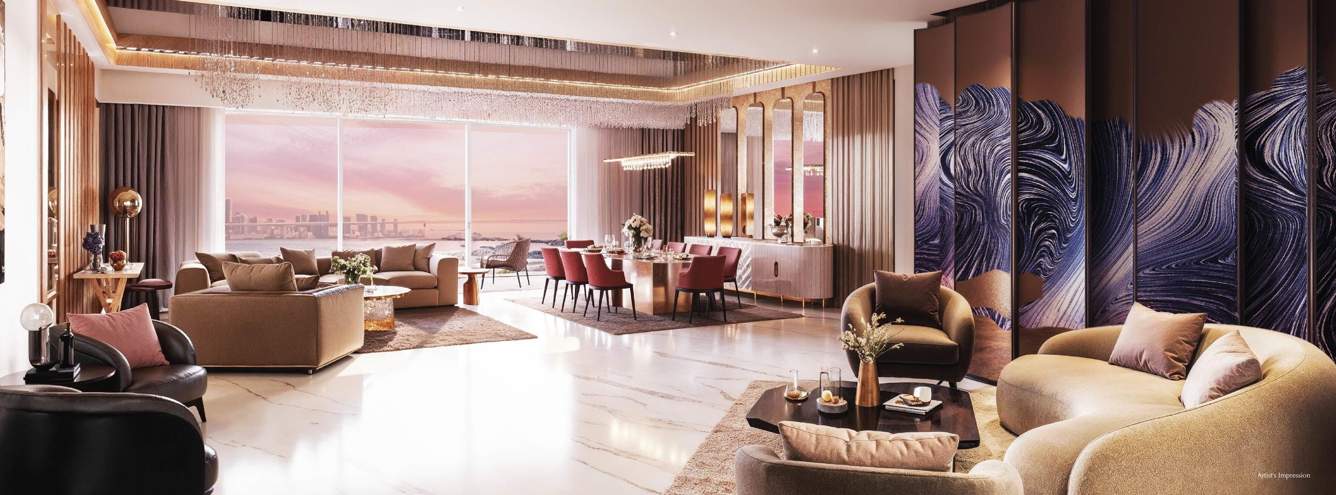  hiranandani bay heights Living Area