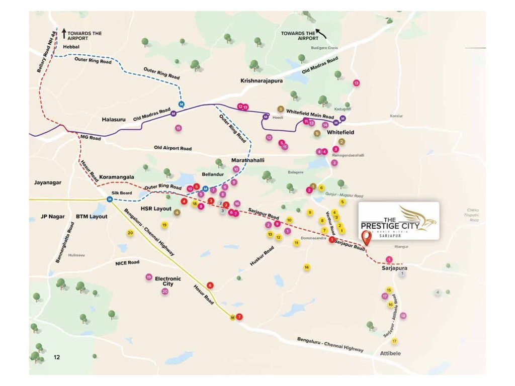  fernvale at the prestige city Location Plan
