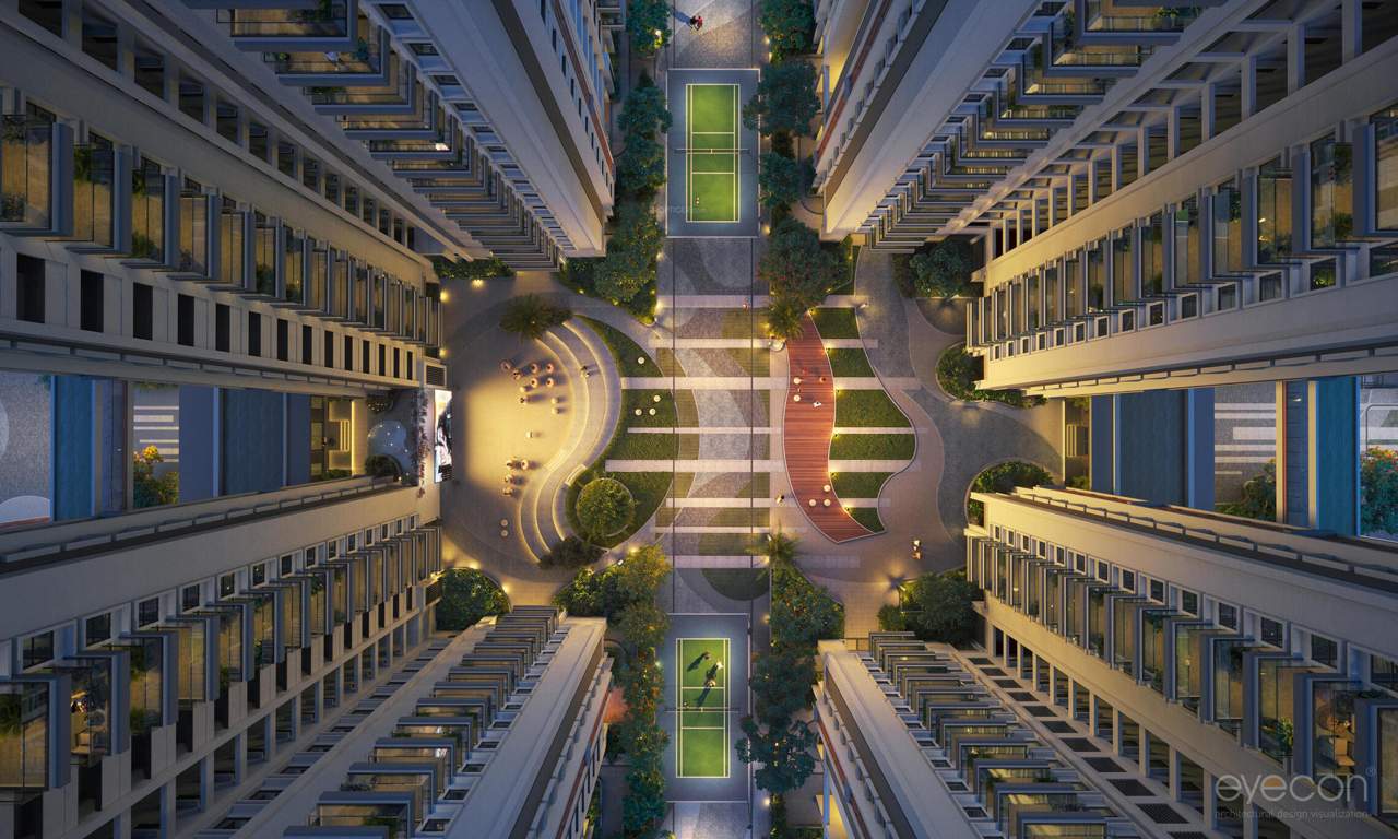  the sky 49 by ananda prosper Badminton Court