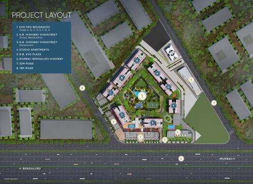  yashada-evo-residences Layout Plan