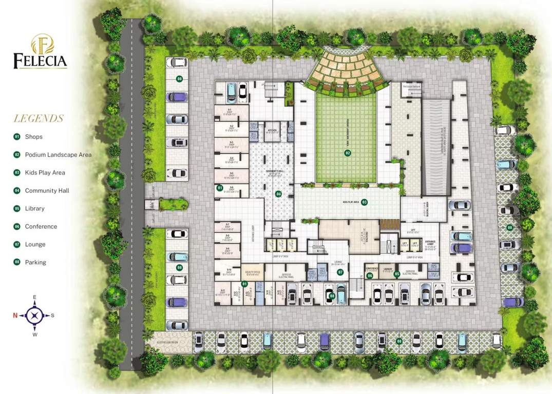  reliant felecia Layout Plan
