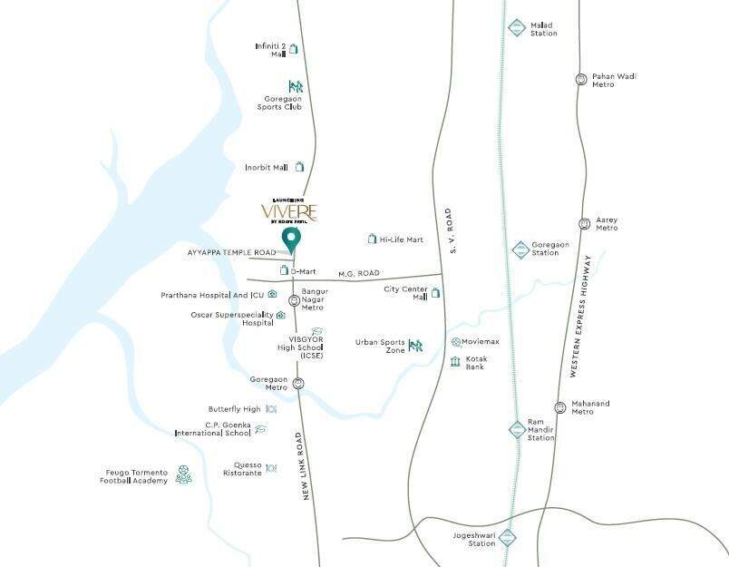  vivere by kolte patil Location Plan
