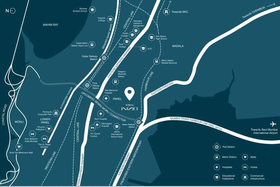  sobha inizio Location Plan