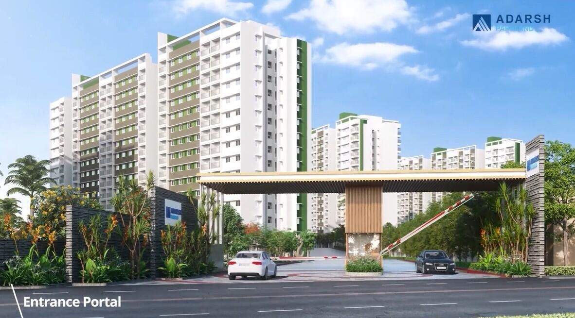  adarsh parkland phase 2 Entrance Gate Security Cabin