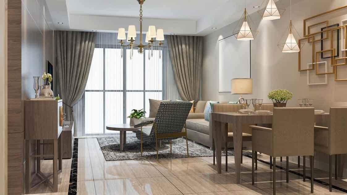  godrej golf links crown residences Living Area