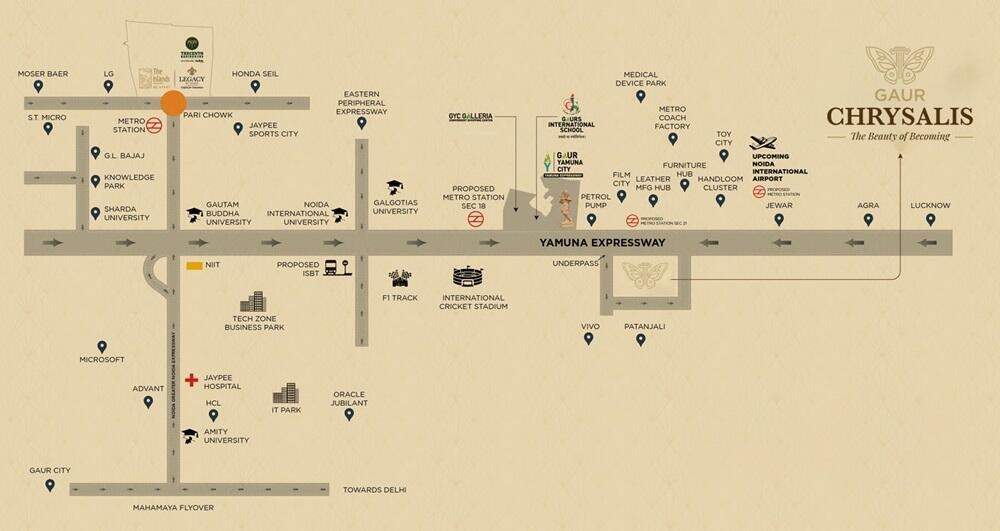  gaur chrysalis Location Plan