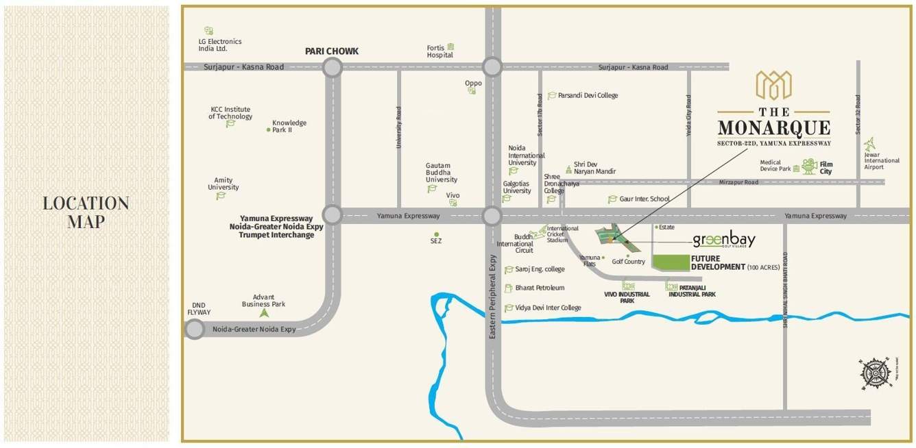  green bay the monarque Location Plan