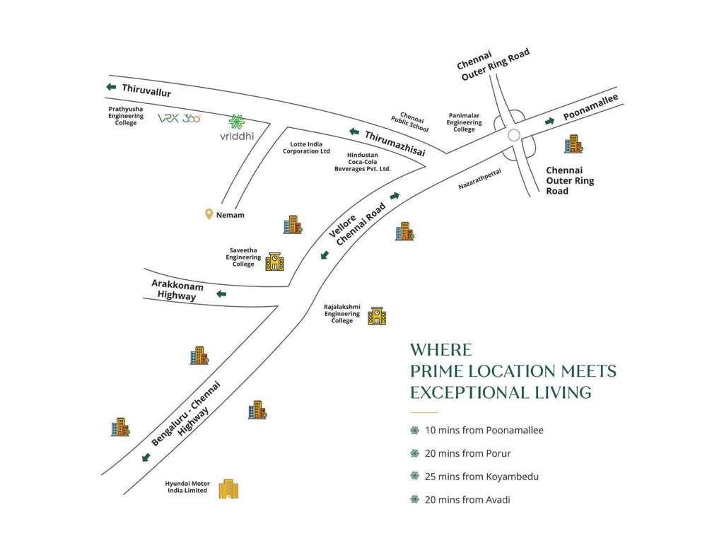  vijay raja vriddhi Location Plan