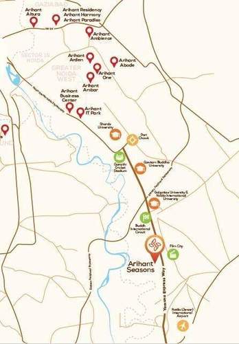  arihant-seasons Location Plan