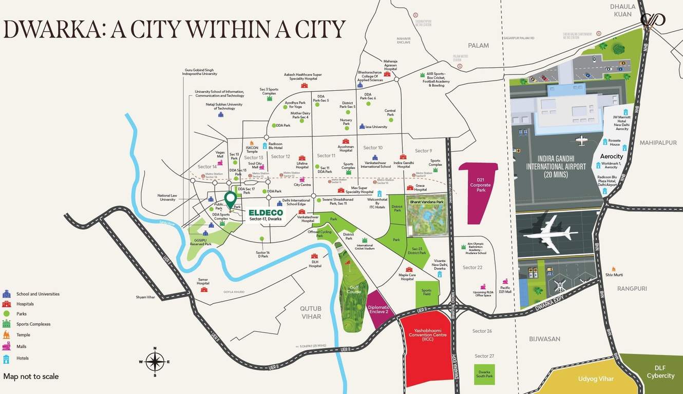 eldeco camelot Location Plan