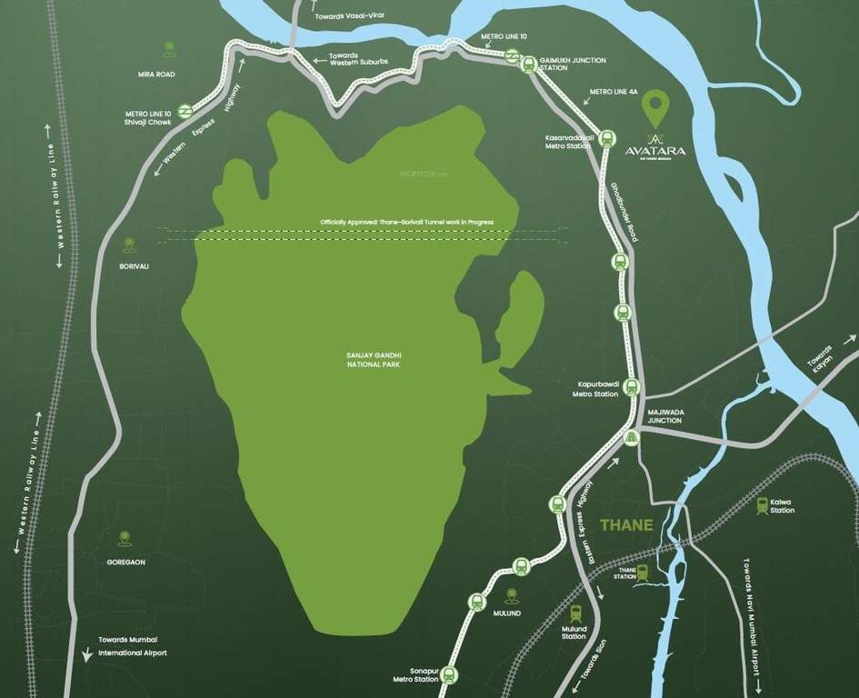  squarefeet avatara phase 1 Location Plan