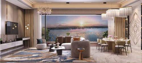  lodha-elanza Living Area