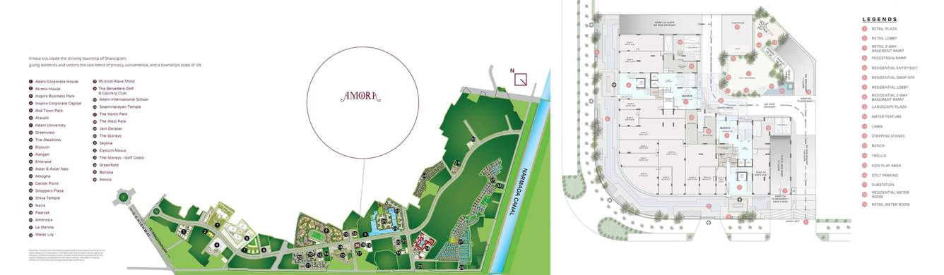  adani amora Master Plan