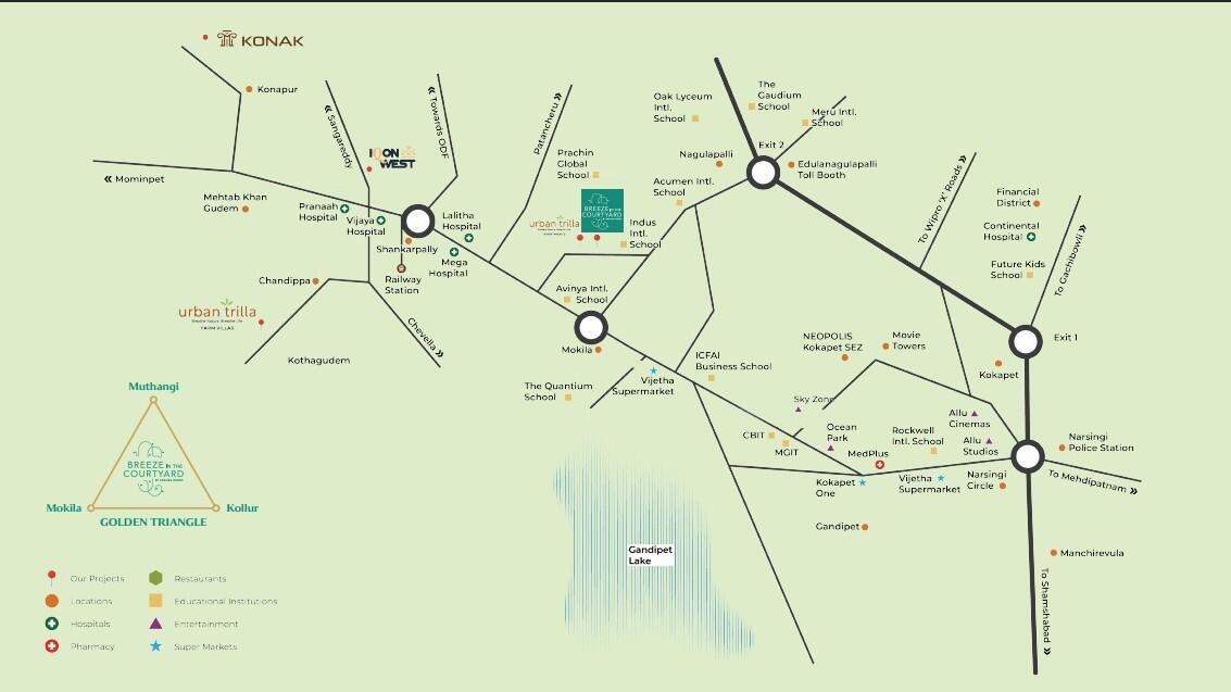  ankura breeze in the courtyard Location Plan