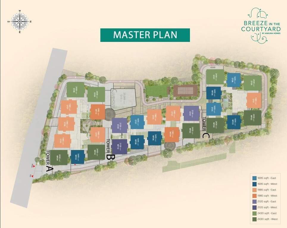  ankura breeze in the courtyard Master Plan