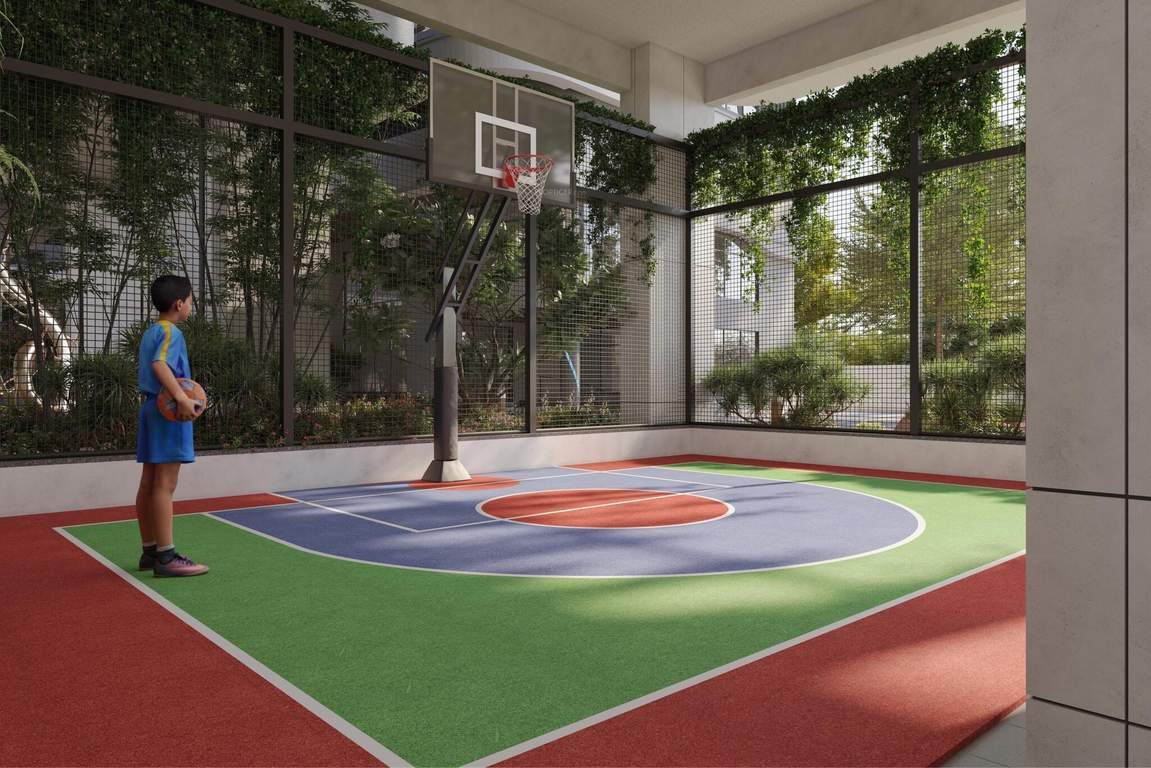 ankura breeze in the courtyard Basketball Court