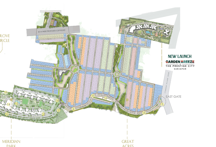  prestige garden breeze Master Plan