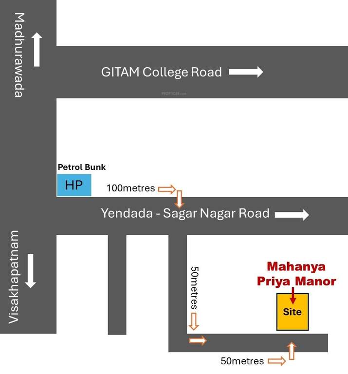  mahanya priya manor Location Plan