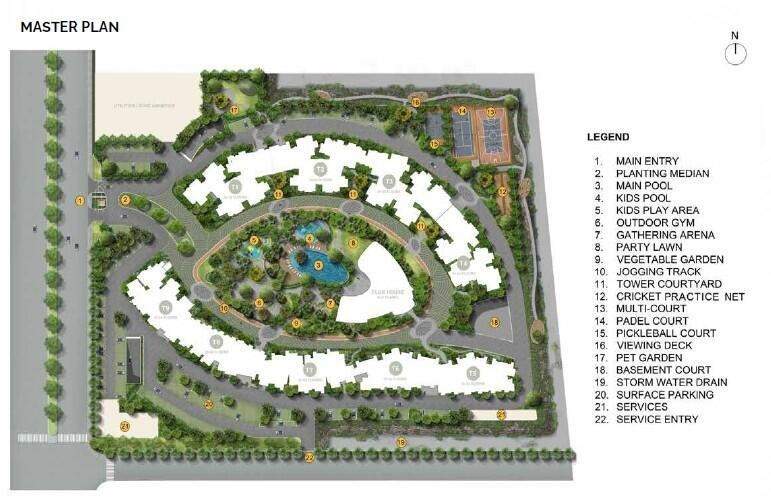  prestige parklane Master Plan