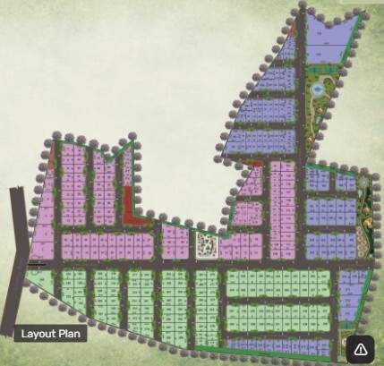  radiance highlands by avigna Layout Plan