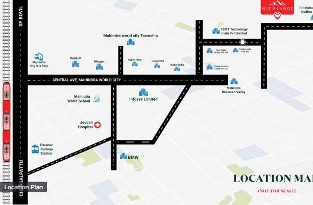  radiance highlands by avigna Location Plan