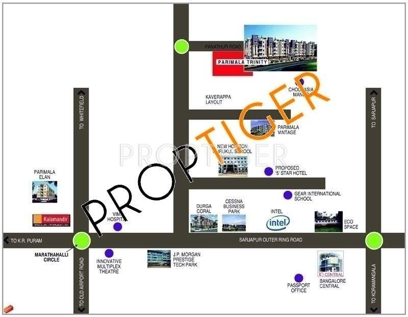  parimala trinity Images for Location Plan of Vishnu Priya Parimala Trinity