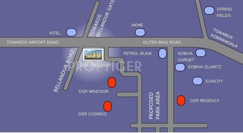  crescent Images for Location Plan of DSR Infrastructures Crescent