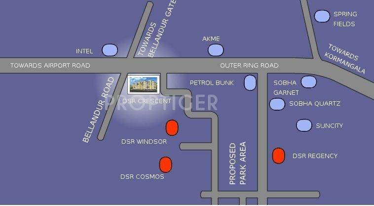  crescent Images for Location Plan of DSR Infrastructures Crescent