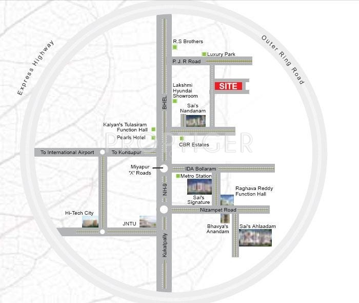 RSRPPL 4 Square Elegant Location Plan