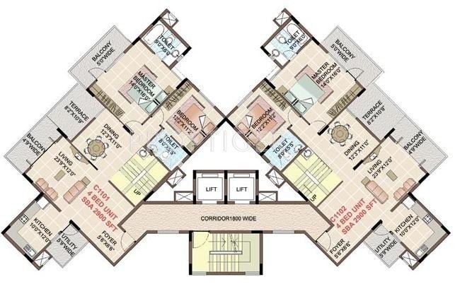 Images for Cluster Plan of Shriram Symphonye