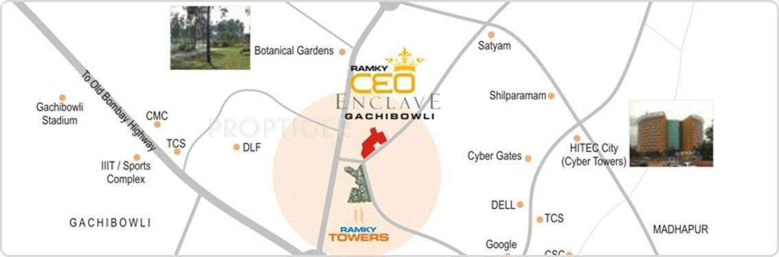 ceo enclave Images for Location Plan of Ramky Group Ceo Enclave