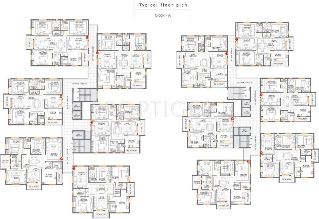 Images for Cluster Plan of DSR Aditya DSR Lake Side