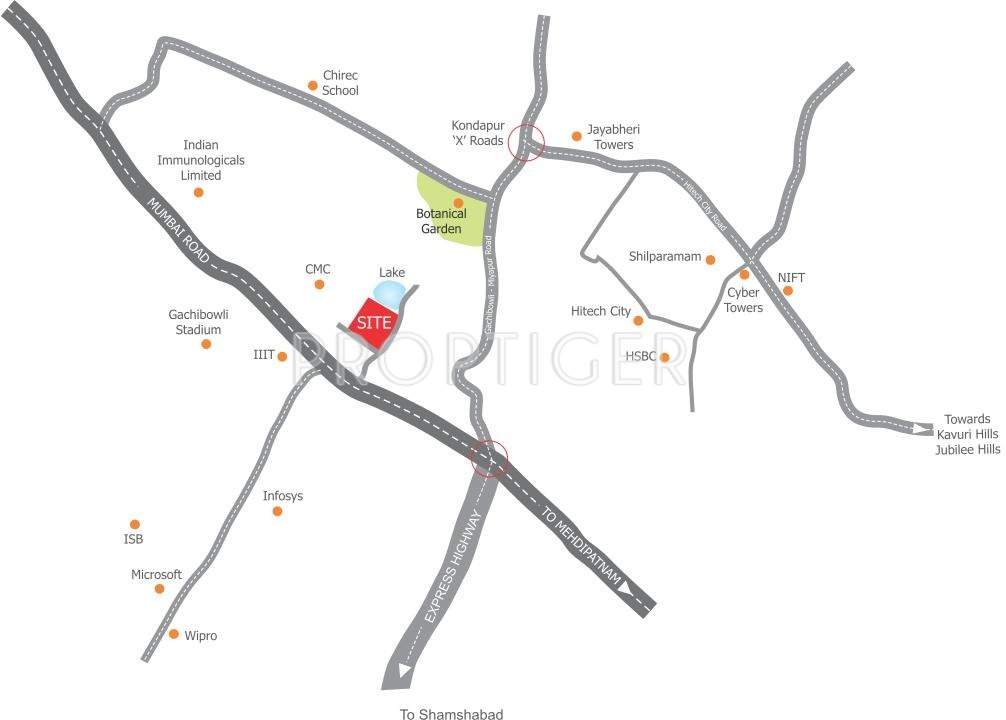  aditya dsr lake side Images for Location Plan of DSR Aditya DSR Lake Side