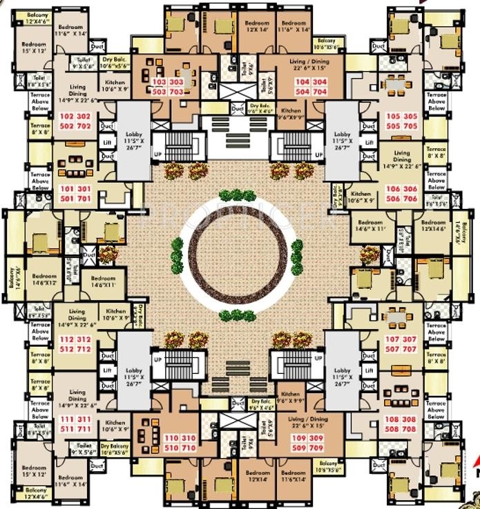 Images for Cluster Plan of Kumar Picasso