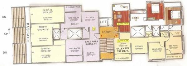 Images for Cluster Plan of RK Nisarg Srushti