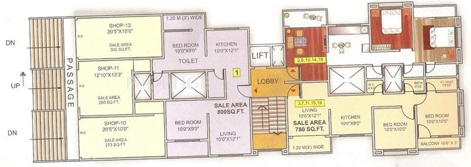 Images for Cluster Plan of RK Nisarg Srushti
