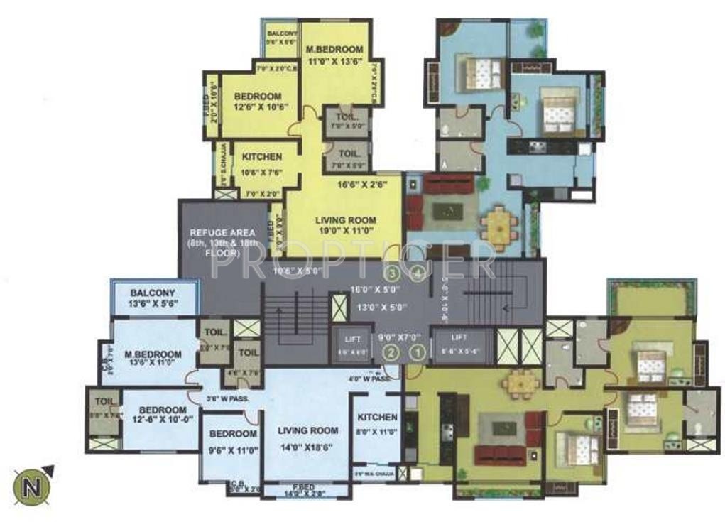 Images for Cluster Plan of Prescon Prestige Residency