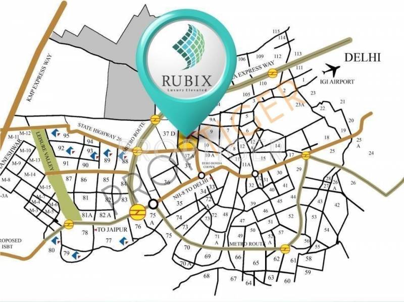  rubix Images for Location Plan of Imperia Rubix