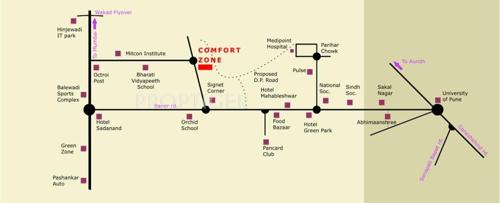  comfort-zone Images for Location Plan of Aditya Comfort Zone