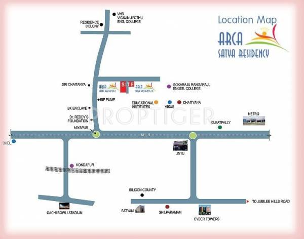 Images for Location Plan of ARCA Satya Residency
