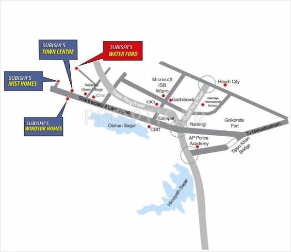Images for Location Plan of Subishi Developers Waterford